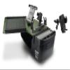 AutoExec Reach Desk Front Seat Car Desk and Portable Workstation with Printer Stand, Phone Mount, Tablet Mount and Phone Vent Clip, Army Green view 1