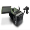 AutoExec Reach Desk Front Seat Car Desk and Portable Workstation with Printer Stand and Phone Vent Clip, Army Green view 1