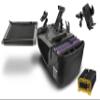 AutoExec Reach Desk Front Seat Car Desk and Portable Workstation 400 watt Power Inverter, Printer Stand, Phone Mount, Tablet Mount and Phone Vent Clip, Grey view 1