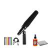 Sony ECM-678/9X Professional Microphone  Low-Noise XLR Electret Condenser Mic for Broadcast, Film, Interviews, & Field Recording + Mic Cleaner + Microfiber Cloth + Cable Ties (Renewed) view 1