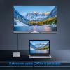 fosa Display Port Extender Over Cat5e Cat6 Ethernet Cable, 120m 4K@30Hz DP Balun Kit, 1 in 1 Out Display Port Repeater for Digital Signage, Video Conference, Security Monitor (US Plug) view 4