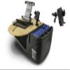 AutoExec Roadmaster Car Desk and Portable Workstation with Phone Mount, Tablet Mount and Phone Vent Clip, Natural view 1