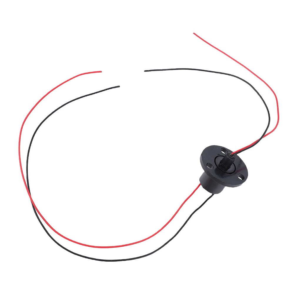 FTVOGUE Slip Conductive Collector 2 Wire 2A 22mm Diameter 360 Degree Rotation with Gold Wires Contacts for Power Signal Transmission CCTV Security Systems