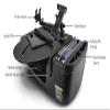 AutoExec Roadmaster Car Desk and Portable Workstation with Printer Stand, Tablet Mount and Phone Vent Clip, Black view 3