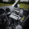 AutoExec Roadmaster Car Desk and Portable Workstation with Printer Stand, Tablet Mount and Phone Vent Clip, Black view 4