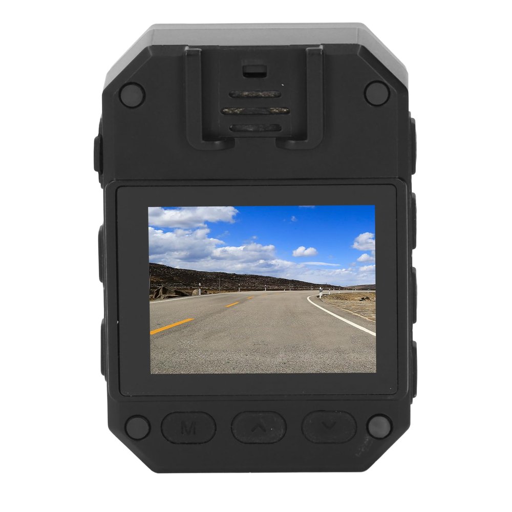 Wisoqu 4K Recording HD Body Worn Camera, Multi Functional Night Motion Detection Portable Camcorder with, for Law Enforcement