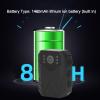 Wisoqu 4K Recording HD Body Worn Camera, Multi Functional Night Motion Detection Portable Camcorder with, for Law Enforcement view 4