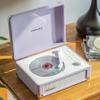 Crosley CR3505A-LN Cruiser Retro Portable CD Player with Stereo Bluetooth Speakers and FM Radio, Lavender view 2