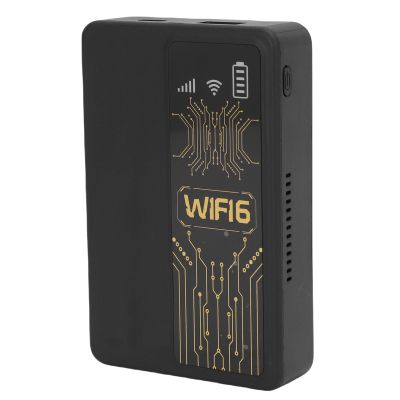 GOWENIC Portable WiFi Hotspot, 150Mbps Transmission Rate, 2.4 GHz WiFi Hotspot, Connect up to 10 Devices, with Fast and Secure Setup, for Family Travel (Black)