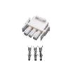 1 Set 3 Pin TE Automobile Elevator Connector Socket 6.3MM Male Female Pitch to Plug Air Docking 63080 6358 350766-1(5 Sets,Female) view 2