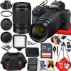 Nikon Z50 Mirrorless Camera with Nikon NIKKOR Z DX 50-250mm f/4.5-6.3 VR Lens + 64 GB Memory + LED Light + Camera Case + Tripod + More (25pc Bundle) (Renewed) view 1