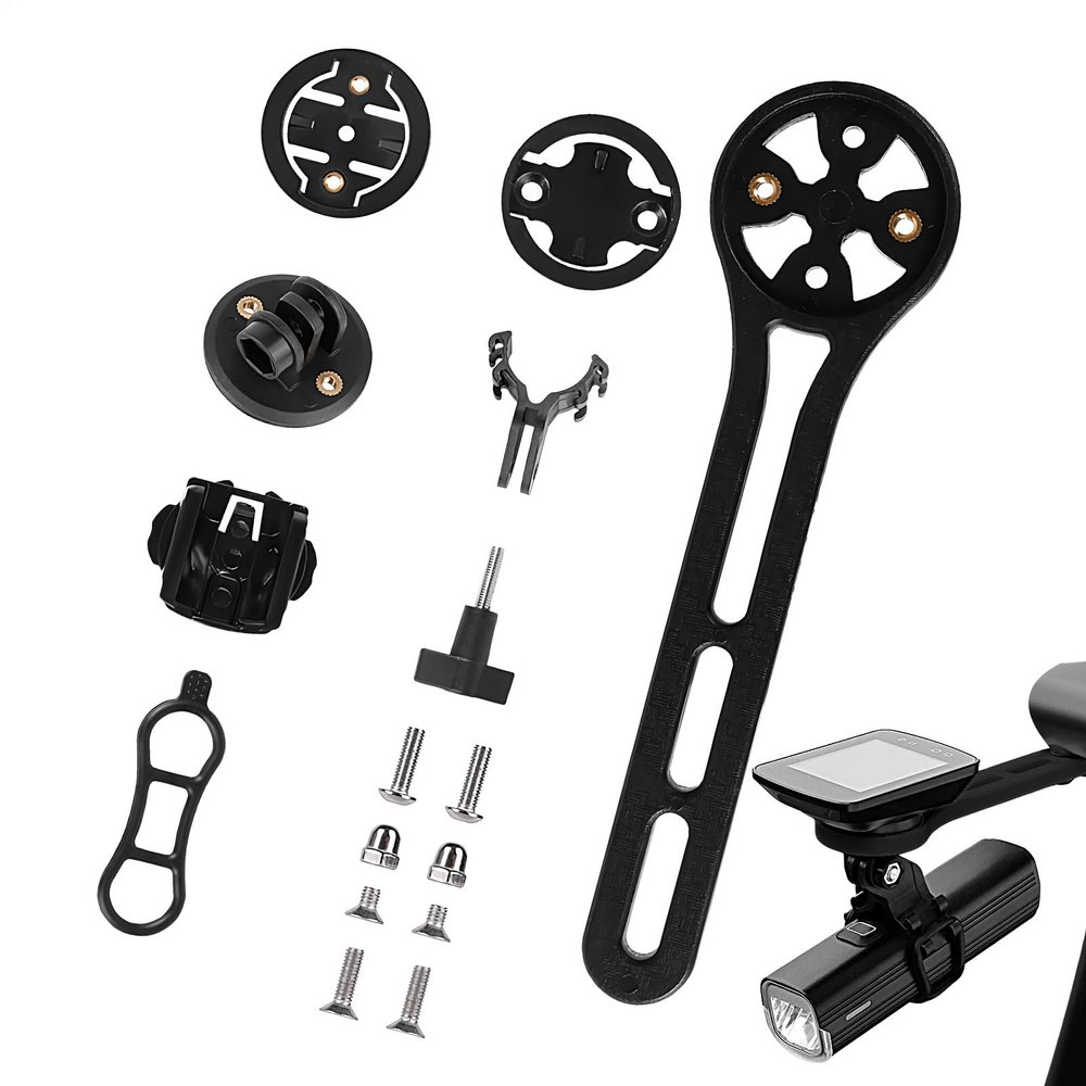 Bike Computer Mount - Cycling Equipment Mount - Biking Speedometer Support - for Light Video Recording Bicycle Holder Outdoor Adventure Mountain Urban Exploration