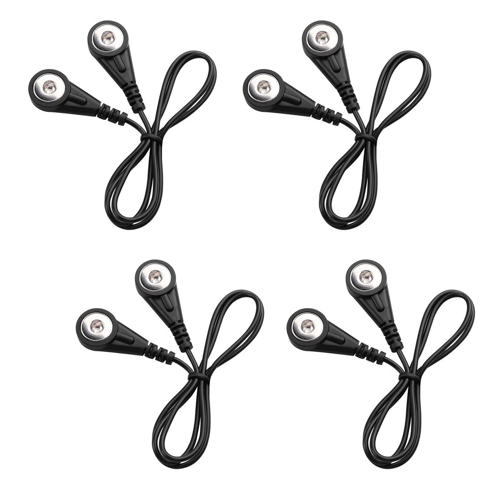 TIENFOKOTA 3.5mm Lead Wires, 4PCS, Female Buckle to Female Buckle