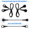 TIENFOKOTA 3.5mm Lead Wires, 4PCS, Female Buckle to Female Buckle view 4