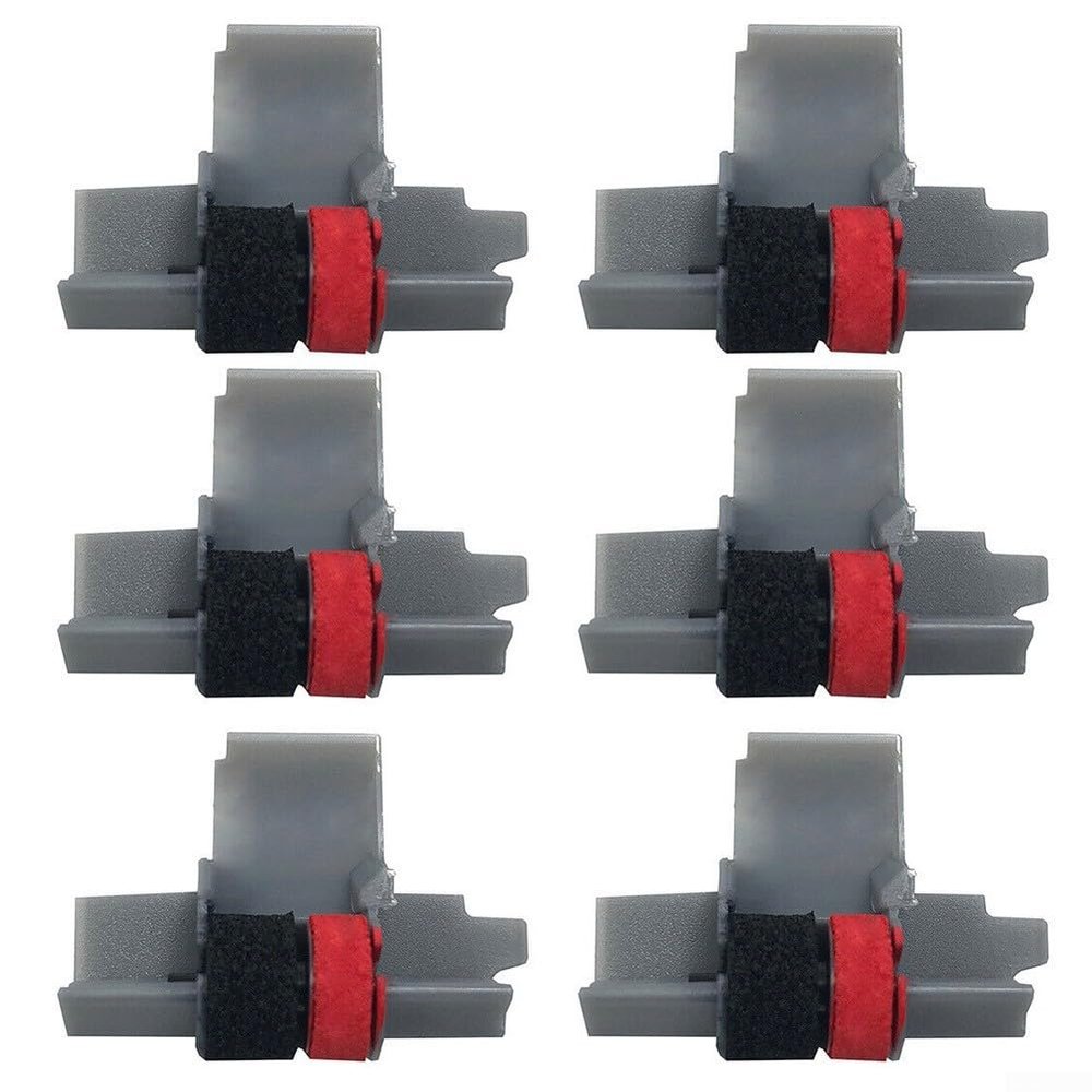 6 Pack Calculator Ink Rollers IR40T Compatible with Citizen CX123 CX120 CX5322DP CX5512 M42T P42T 11 1620S 2620S Models