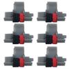 6 Pack Calculator Ink Rollers IR40T Compatible with Citizen CX123 CX120 CX5322DP CX5512 M42T P42T 11 1620S 2620S Models view 1