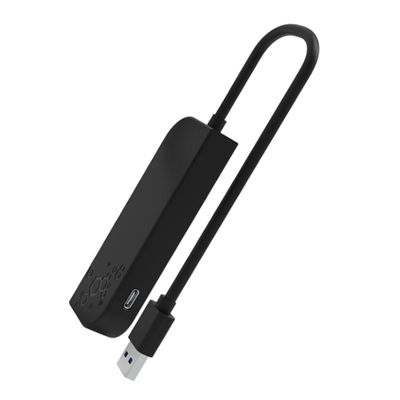 Happyyami Multifunction USB Hub Adapter Portable Splitter with Voltage-stabilizing Chip High-Efficiency Heat Dissipation Shell for Laptop Desktop and Multiple USB Devices