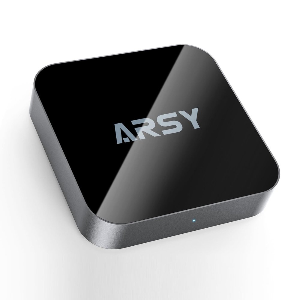 ARSY Streaming Music Receiver, Airplay 2 Receiver, WiFi Audio Streamer Stream Hi-Res Audio from Spotify, Tidal, Roon and More, Ne-2