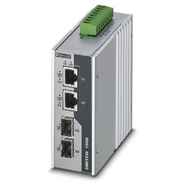 1026765, Ethernet Switch, Unmanaged, 4 Port, 55 VDC, PoE Switch Series