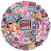 100PCS Cheer Stickers Cheerleading Vinyl Waterproof Decals for Squad Spirit, Laptop, Water Bottles, Scrapbooking, Journals, Perfect Cheerleader Gifts and Daily Decoration view 1