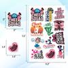 100PCS Cheer Stickers Cheerleading Vinyl Waterproof Decals for Squad Spirit, Laptop, Water Bottles, Scrapbooking, Journals, Perfect Cheerleader Gifts and Daily Decoration view 3