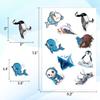 100PCS Winter Stickers  Cute Arctic Animal Vinyl Waterproof Decals with Polar Bears, Penguins, Seals, Reindeer for Laptop, Water Bottles, Scrapbooking, Journals and Daily Decoration view 4