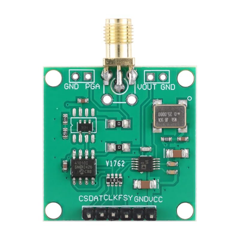 MusRock AD9833 DDS Signal Generator Module - Triangular Sine Square Wave Source, Programmable Frequency Control, Pre-Wired Green Board