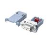 9Pin RS232 Connector mi ni DB9 Male Female Solderless Joint Plug Industrial Grade 485/422 Serial Port Adapter(Female-Solid Pin-P) view 1