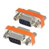 1Pcs mi ni Null Modem DB9 Adapter Gender Changer Cross RS232 Serial Connector(Female to Female) view 1