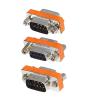 1Pcs mi ni Null Modem DB9 Adapter Gender Changer Cross RS232 Serial Connector(Female to Female) view 2