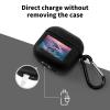 Cases for Airpods 4,Dolphins Artprinted Lightweight TPU Protective Case Cover for Apple Airpods 4 with Carabiner Support Wireless Charging view 3