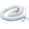 Electrical wire,Telescopic Wire Spiral Cable, 6 Core 24AWG Spiral Telescopic Wire 0.2mm2 White Stretch 3 Meters 9 14 15 Spring Cable(Stretch 11 Meter) view 1