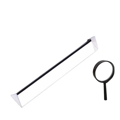 Crystal Clear Optical Glass Triangular Prism for Photography Rainbow Prism Crystal prisms Light Spectrum Experiments for Stunning Rainbow Effects & Science Education (200mm)