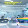Crystal Clear Optical Glass Triangular Prism for Photography Rainbow Prism Crystal prisms Light Spectrum Experiments for Stunning Rainbow Effects & Science Education (200mm) view 4