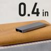 Portable Aluminum External SSD 2TB  USB-C & USB-A 3.2 Gen 2, Up to 500MB/s, Waterproof, Dustproof (IP68), Shockproof, Pressure-Resistant Solid State Drive view 4