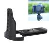 90 L-Angle Metal Bracket for Camera - Robust Aluminium Bracket with Base, 1/4" and 3/8" Holes for Quick Changes, Compatible with R52 R5II - Durable Plate C view 2