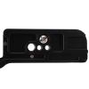 90 L-Angle Metal Bracket for Camera - Robust Aluminium Bracket with Base, 1/4" and 3/8" Holes for Quick Changes, Compatible with R52 R5II - Durable Plate C view 3