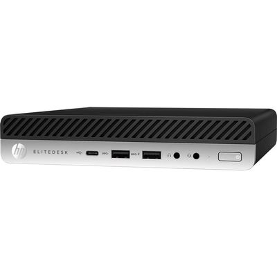 HP EliteDesk 800 G5 Desktop Mini PC, Intel Six Core i7 9700T 2.0Ghz, 8GB DDR4 RAM, 512GB NVMe M.2 SSD, USB Type C, WiFi, Windows 11 Pro (Renewed)