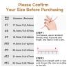 Enamel Craft Smart Health Rings for Women Men, Sleep Tracker with Heart Rate, Blood Oxygen, Fitness Ring for Activity Monitoring, No Subscription, Compatible with iOS & Android (Enamel Color, 10) view 2