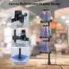 ARKON Mounts LockVise POS Locking Triple Tablet Mount, Adjustable, Rotating Locking Holders, Multi-Tablet Weighted Base or Clamp Mount Stand for iPad POS Stand view 2