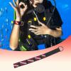 Professional Nylon Scuba Diving Wrist Strap with Stainless Steel D-Ring, Adjustable for Dive Lights, Cameras, and Accessories, Dive Flag Pattern- 31.5cmx3.2cm view 2