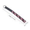 Professional Nylon Scuba Diving Wrist Strap with Stainless Steel D-Ring, Adjustable for Dive Lights, Cameras, and Accessories, Dive Flag Pattern- 31.5cmx3.2cm view 3