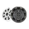 KICKER Marine Bluetooth 3-Zone Controller, 4X 6.5 195W Max 4-Ohm Coaxial Boat Speakers W/Charcoal and White Grilles, 4X Dual Tower Enclosures, 4-Channel 90 Watts x 4 Amplifier W/Kit view 3