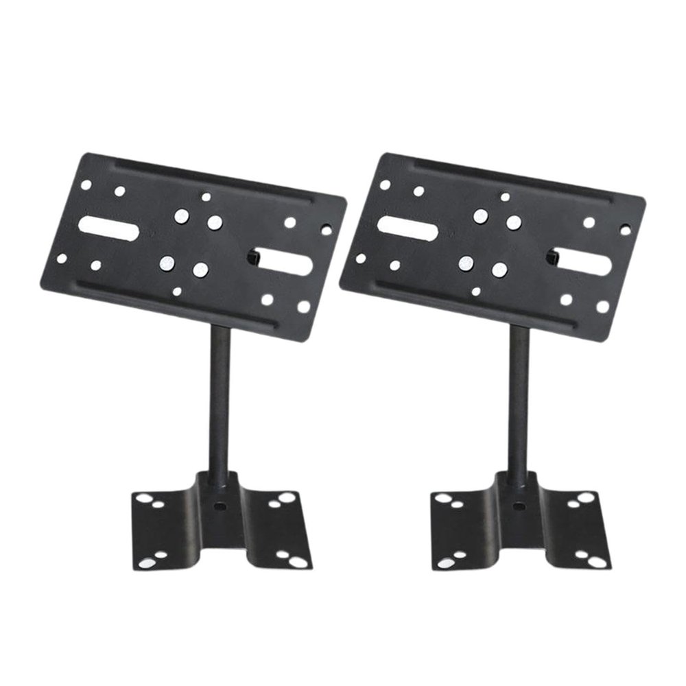BaotyJie 2 Pieces Speaker Mount Brackets Mounting Bracket Heavy Duty Stable Speaker Holder Support up to 15kg for Club Home KTV Studio, Long