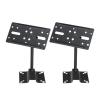 BaotyJie 2 Pieces Speaker Mount Brackets Mounting Bracket Heavy Duty Stable Speaker Holder Support up to 15kg for Club Home KTV Studio, Long view 1