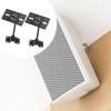 BaotyJie 2 Pieces Speaker Mount Brackets Mounting Bracket Heavy Duty Stable Speaker Holder Support up to 15kg for Club Home KTV Studio, Long view 3