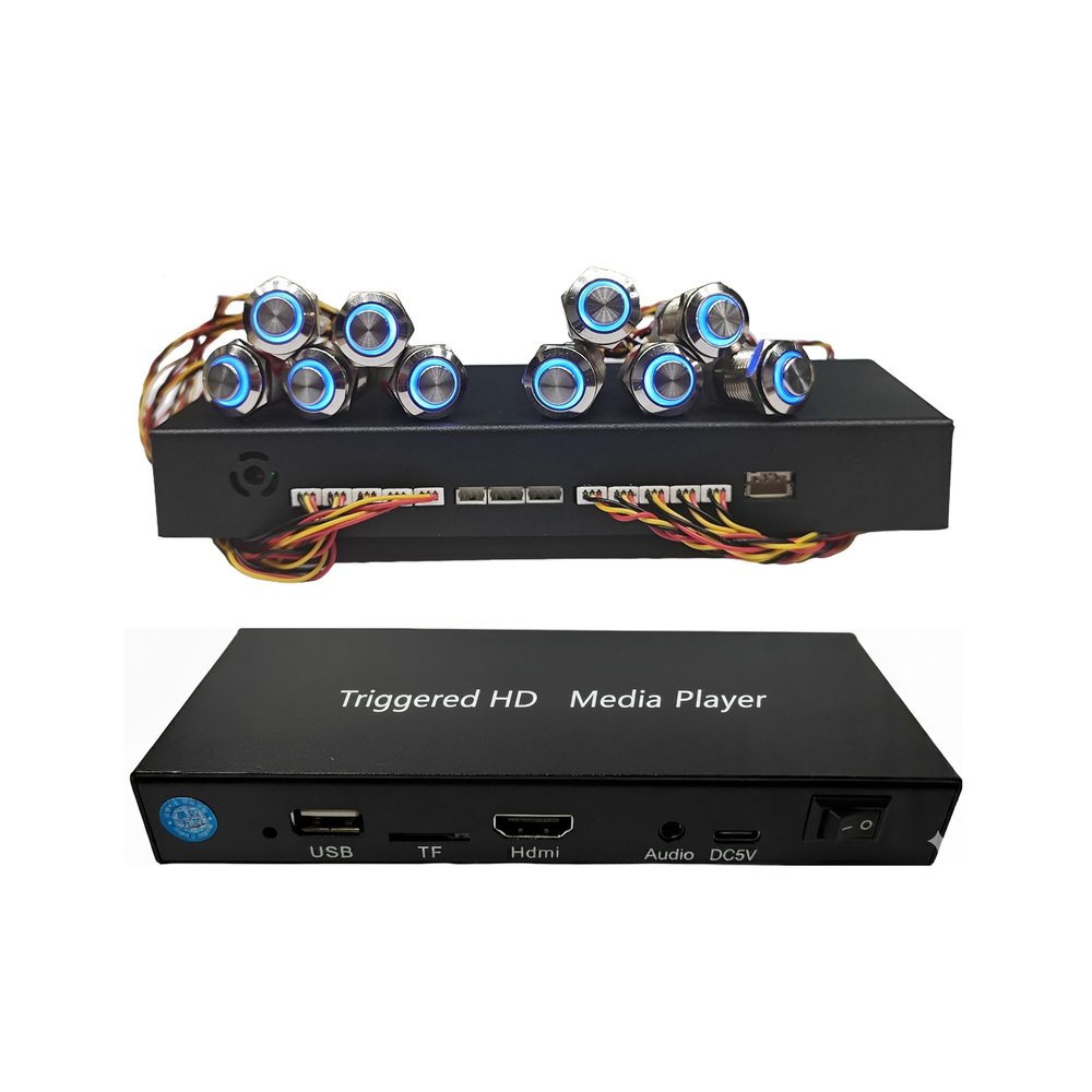 HDMI Media Player  1080p Full-HD Ultra Seamless Audio Video Auto Repeater HDMI Outputs - Retail Shelves, Smart Display Racks, Smart Retail, Exhibition Halls, Showrooms, Museums