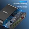 5 Port Charger for LED Display Multi Charging Station Universal Phone Desktop Wall Home EU US UK Plugs view 4