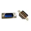 10PCS/LOT RS232 Serial Port Connector DB9 Male and Female Socket/Plug Connector 9pin Copper RS232 COM Socket Adapter(Male) view 1