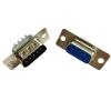 10PCS/LOT RS232 Serial Port Connector DB9 Male and Female Socket/Plug Connector 9pin Copper RS232 COM Socket Adapter(Male) view 3